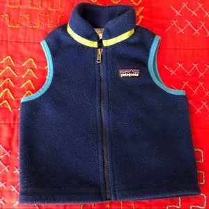 Patagonia fleece baby vest